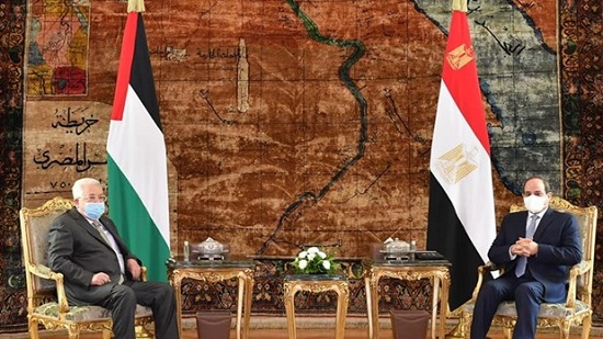 الرئيس السيسي يستقبل الرئيس الفلسطيني 