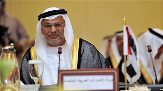  أنور قرقاش  وزير الدولة للشئون الخارجية الإماراتية