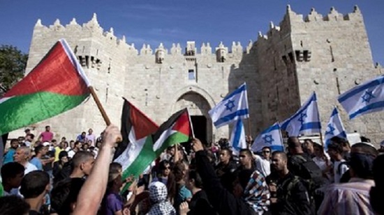 الصراع بين دولتين فلسطينية وإسرائيلية