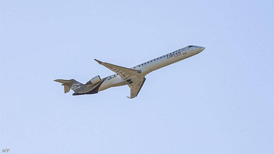 طائرة تابعة للخطوط الجوية الليبية.