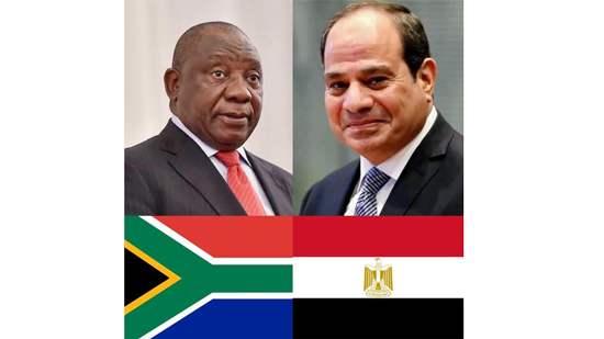 الرئيس السيسي يتباحث تليفونياً مع رئيس جنوب أفريقيا حول مفاوضات سد النهضة