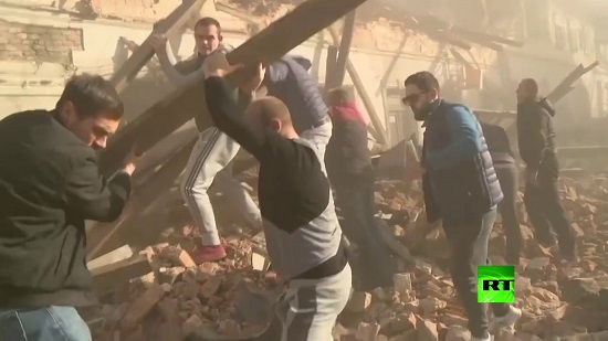  فيديو .. زلزال جديد قوي يهز كرواتيا
