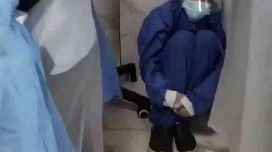 ممرضة مستشفى الحسينية صاحبة الصورة الشهيرة