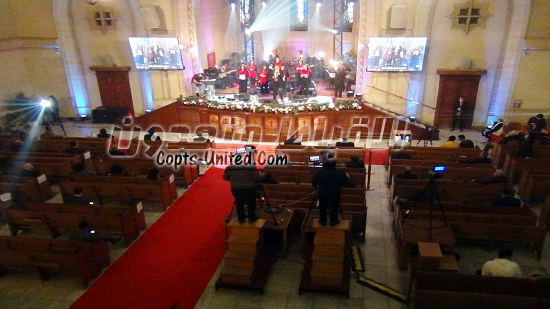  لأول مرة الكنيسة الإنجيلية تحتفل بعيد الميلاد بقصر الدوبارة بدون شعب