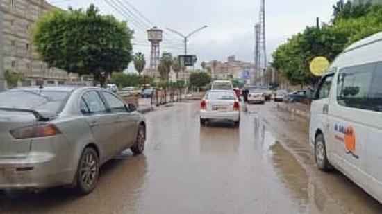 أمطار غزيرة بكفر الشيخ 
