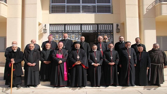  البطريرك إبراهيم إسحق يترأس اجتماع مجلس الأساقفة والبطاركة الكاثوليك
