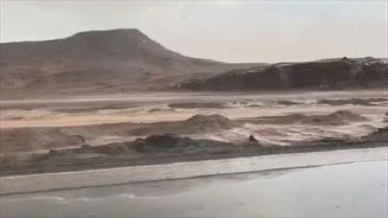 سيول في جنوب سيناء والمرور تغلق بعض الطرق