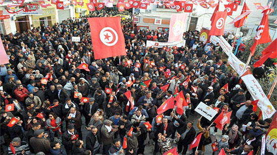 
مظاهرات حاشدة في تونس احتجاجا على الوضع الاقتصادي والسياسي