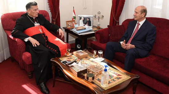 رئيس الكتائب اللبنانية يلتقي البطريرك الراعي : ندعمك ونقف معك ومع كل من يطلق مواقف وطنيّة