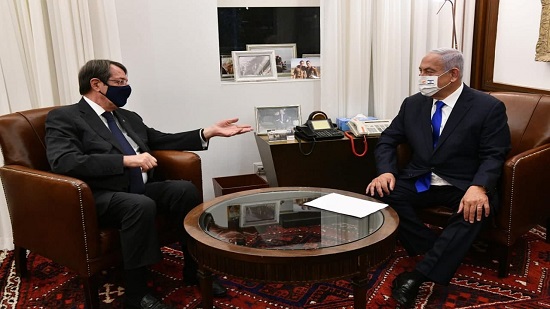 نتنياهو و الرئيس القبرصي