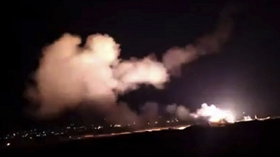  فيديو .. هجوم إسرائيلي صاروخي جديد على دمشق
