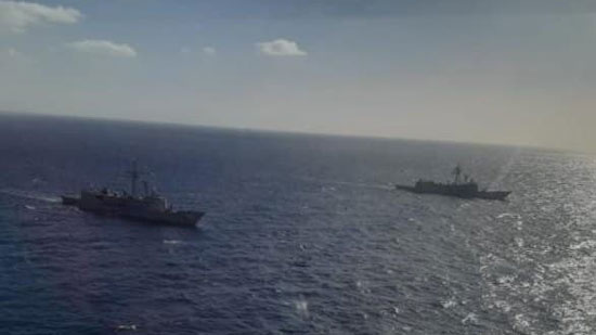 القوات البحرية المصرية والأسبانية تنفذان تدريبًا بحريًا عابرًا فى نطاق الأسطول الجنوبى