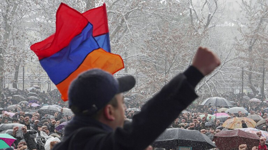 مظاهرة معارضة في يريفان