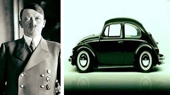أدولف هتلر يطلق سيارة فولكس فاجن
