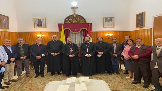 لجنة الأنشطة الرسولية تهنئ  البطريرك إبراهيم إسحق 