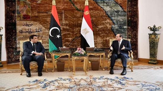  بعد لقاء المنفي.. السيسي: نحرص على تعزيز التنسيق مع المجلس الرئاسى الليبى
