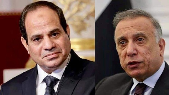  رئيس الوزراء العراقى يعزي السيسى فى ضحايا قطارين سوهاج 

