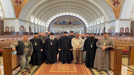 بالصور.. وفد رهبان أوكرانيا يزور كاتدرائية ميلاد المسيح بالعاصمة الإدارية
