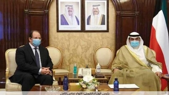  رئيس الوزراء الكويتي يستقبل رئيس المخابرات العامة المصرية