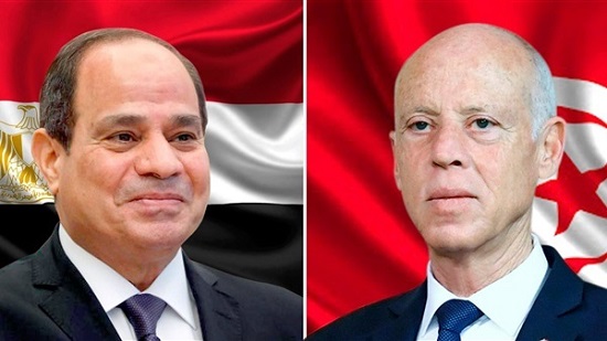 السيسي يستقبل الرئيس التونسي في مطار القاهرة
