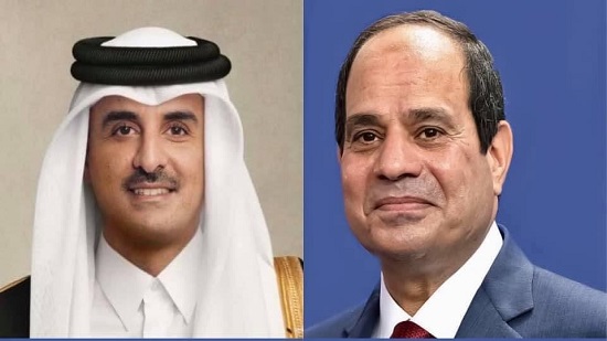  أمير قطر يهنئ الرئيس السيسي بحلول شهر رمضان 