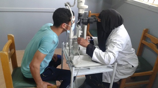 المبادرة الرئاسية ... كشف وتوفير علاج وعمل نظارات طبية مجانية ببني سويف 
