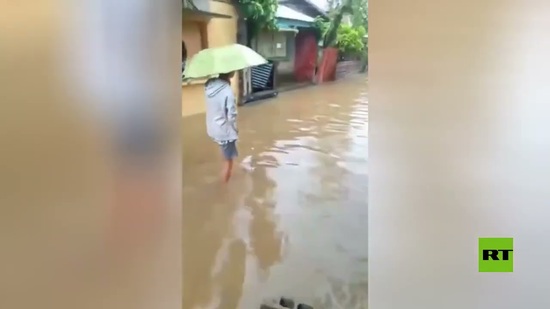 فيضانات بعد إعصار مدمّر في الفلبين