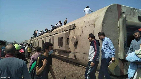 حادث قطار طوخ في مصر
