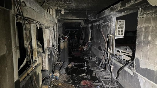 الرئيس السيسي يعزي نظيره العراقي في ضحايا حادث حريق مستشفى لعلاج كورونا ببغداد
