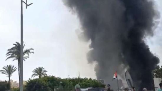 حريق هائل في أرض «شركة النحاس» شرق الإسكندرية