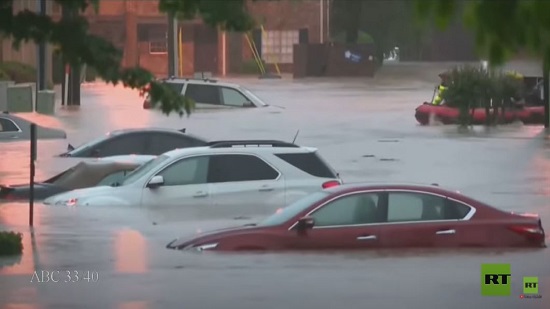  فيديو .. عاصفة ورياح قوية تدمران المنازل وتثيران فيضانات في أمريكا 
