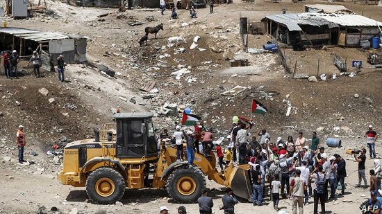 عمليات الإجلاء القسري المحتملة للفلسطينيين في المدينة.