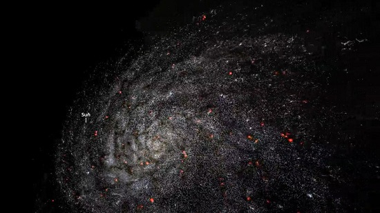 علماء يكتشفون كتلة خارجية فائقة ضخمة تعمل على ابتلاع مجرتنا