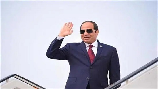 الرئيس السيسي يصل جيبوتي