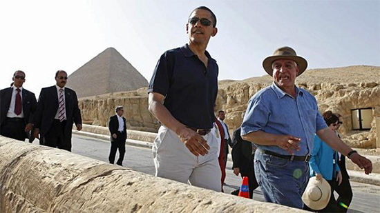 أوباما في جولة سياحية منطقة الأهرامات