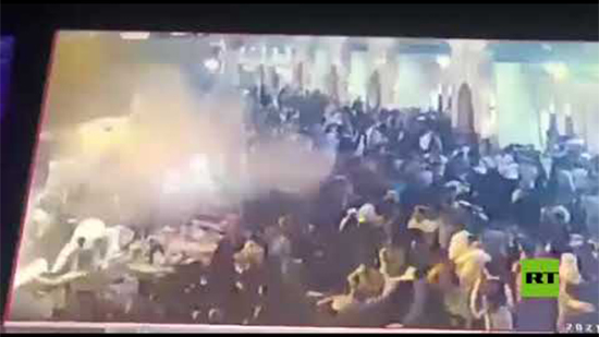 فيديو .. انفجار أسطوانة غاز في سوق مكتظ بالعراق 