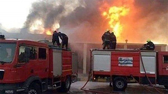 السيطرة على حريق بمصنع فايبر فى القناطر الخيرية دون خسائر بالأرواح

