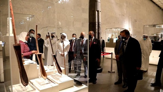  المتحف القومي للحضارة المصرية يستقبل وزراء الإعلام العرب
