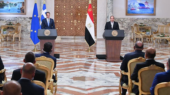 الرئيس السيسي: مصر واليونان تجمعهما روابط صداقة مميزة تضرب بجذورها في أعماق التاريخ