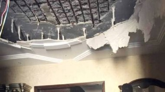 إصابة شخصين فى انهيار سقف مسجد خشب بقرية ميدوم ببنى سويف
