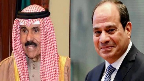  السيسى يهنئ أمير الكويت بعيد الأضحى