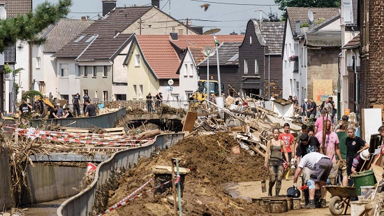 حصيلة جديدة: 180 شخصاً قضوا جراء الفيضانات في ألمانيا
