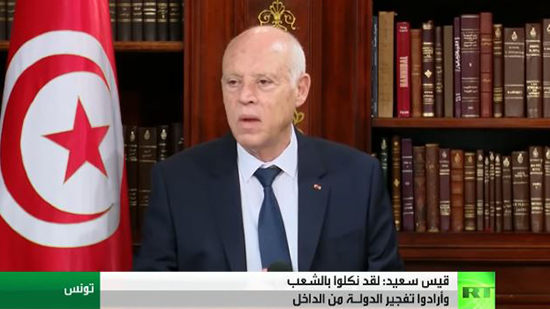 فيديو .. الرئيس التونسي : هناك من يسعى إلى تفجير الدولة من الداخل 