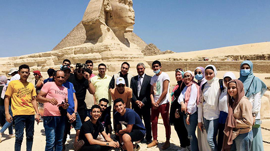 رحلة توعية سياحية للطلاب المتفوقين دراسياً من أبناء محافظة شمال سيناء 