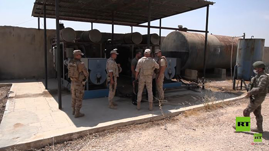 فيديو.. بعد شهور على قطع الجيش التركي المياه في سوريا.. الروس يفتحون محطة علوك