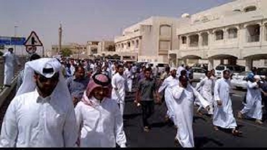  مظاهرات فى قطر ضد تميم واعتقالات بين المتظاهرين 
