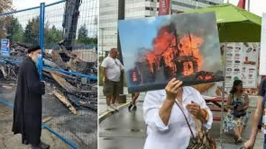 وقفة احتجاجية لأقباط كندا للتنديد بحرق الكنائس