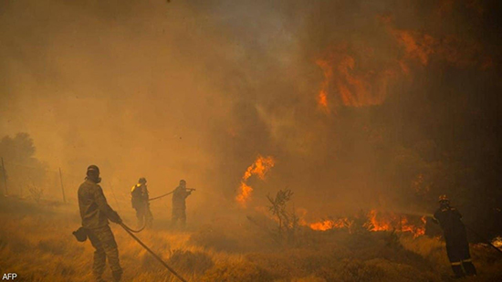 اندلاع حريق غابات 