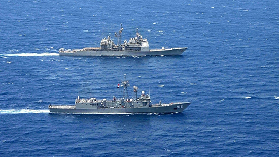 القوات البحرية المصرية والأمريكية 