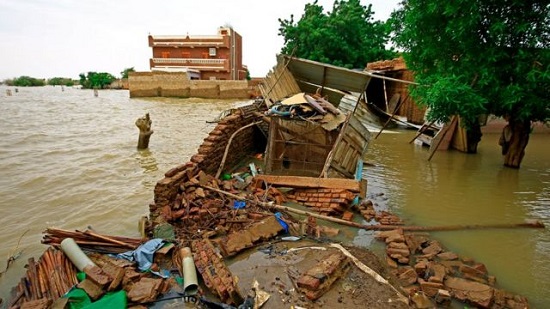 السيسي يعزي في ضحايا فيضانات السودان 